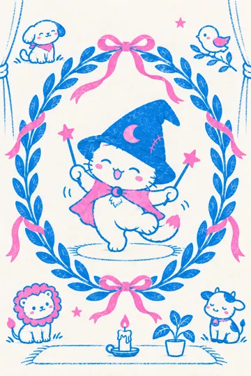 The World: Miso dances inside a wreath of leaves